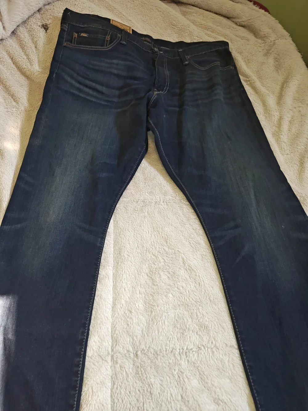 Polo by Ralph Lauren Men's Dark Indigo Bootcut Jeans 38x30